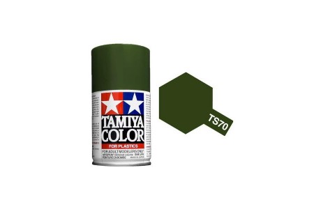 Tamiya TS-70 Olive Drab Flat- Vopsea pentru plastic Tamiya TS-70 Olive Drab Flat- Vopsea pentru plastic