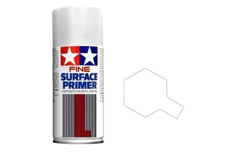 180ml Primer Tamiya pentru Plastic & Metal (alb)
