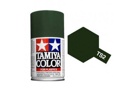 Tamiya TS-2 Dark Green Spray - Vopsea pentru plastic