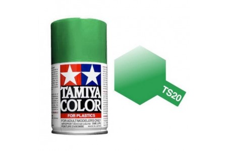 Tamiya TS-20 Metallic Green Spray - Vopsea pentru plastic