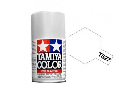 Tamiya TS-27 Matt White Spray - Vopsea pentru plastic