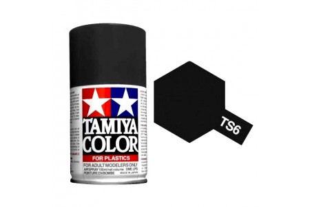 Tamiya TS-6 Matt Black Spray - Vopsea pentru plastic
