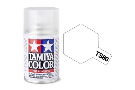 Tamiya TS-80 Flat Clear - Lac mat plastic