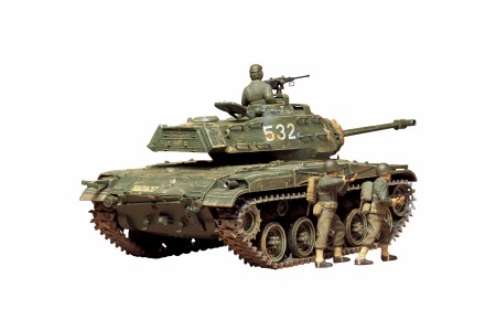 Macheta Tanc 1:35 US Tank M41 Walker Bulldog (3) Tamiya 35055