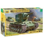 Macheta plastic tanc Soviet Heavy Tank KV-2, Zvezda 1:35