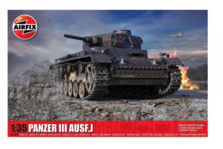 Macheta plastic tanc Panzer III Ausf.J 1:35, Airfix A1378