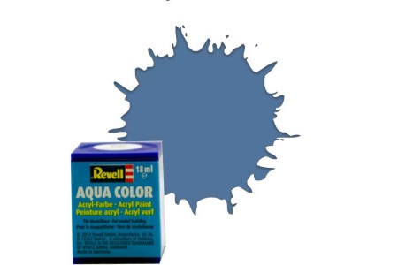 36179 Greyish blue,matt - Vopsea Matt  acrilica  Revell 18 ml