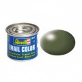 32361 Olive green silk,matt - Vopsea email Revell 14 ml