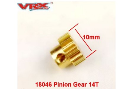 18046 Pinion Gear 14T, VRX Racing 1/18 Scale 4WD Rc Car