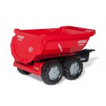 Remorca tractor cu pedale Halfpipe Krampe Rolly Toys cod 123230 Remorca tractor cu pedale Halfpipe Krampe Rolly Toys cod 123230