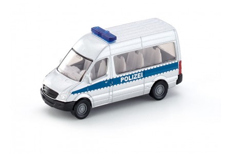Microbuz de Politie metalic SIKU 7,7 cm