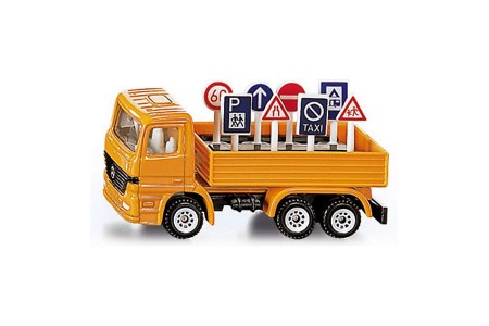 Camion de intretinere a drumurilor metalic SIKU 8,5 cm