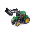 Tractor John Deere cu cupa, metalic SIKU metal 9,2 cm