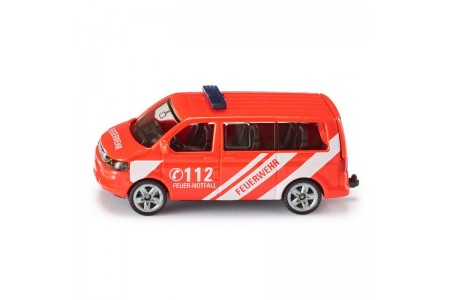 Masina punct mobil de comanda de pompieri metalic SIKU 8 cm