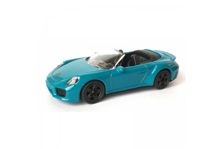 Masinuta Porsche 911 Turbo S Cabriolet Convertible metalic SIKU 8 cm