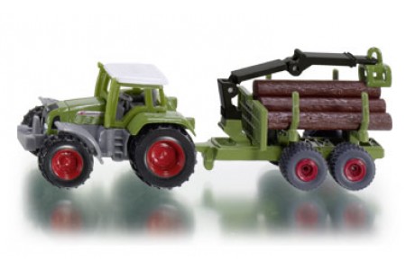 Tractor cu remorca forestiera, Siku 14,7 cm