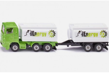 Camion cu cisterna si remorca, SIKU metal 1/87 Camion cu cisterna si remorca, SIKU metal 1/87