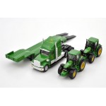 Truck cu tractor John Deere 6820, Siku metal scara 1:87 