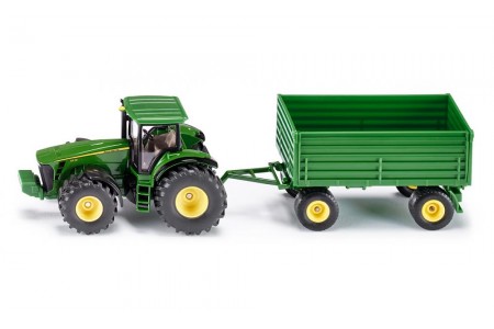 Tractor John Deere 8430 cu remorca 1:50 Siku metal