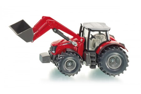 Tractor Massey Ferguson cu incarcator frontal, metal SIKU1:50