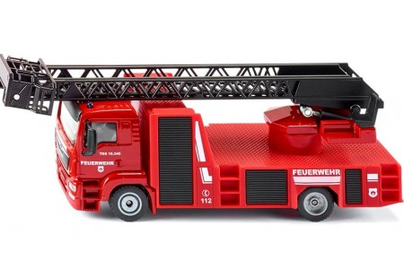Masina de pompieri MAN cu scara,1:50 Siku metal