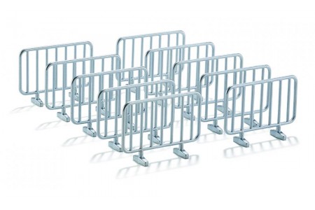 Gard metalic 10 buc - 1:32 Siku