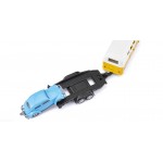 Bus metalic VW T1 Beetle cu trailer si VW Broasca clasic, Siku 1:50