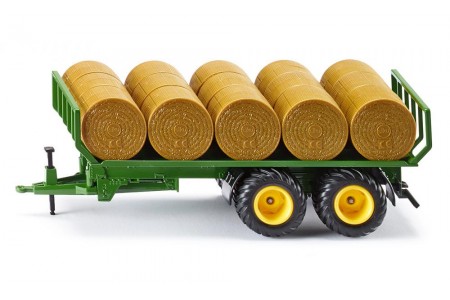 Trailer pentru baloti rotunzi, scara 1:32 Siku metal