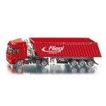 Camion Mercedes Actros FIEGL cu bascula galben 1:50 SIKU