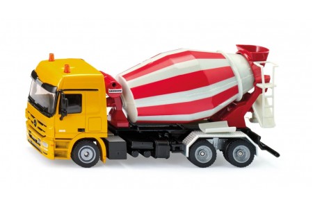 Betoniera Mercedes Actros Liebherr rosu 1:50 Siku metal