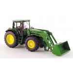 Tractor John Deere cu incarcator frontal 1:32 Siku metal