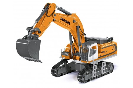 Excavator LIEBHERR R980 SME metalic Radiocomandat 1:32 Siku