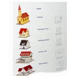 Dorf set PIKO - Set case 5 buc 1:87 HO